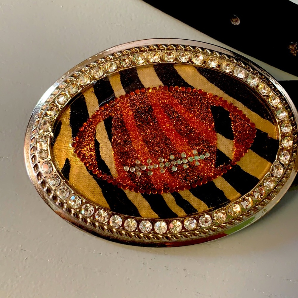 Blinged Football Belt